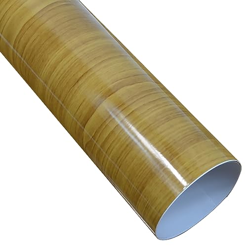 1 Stück Hochglanz-Vinylfolie mit Holzmaserung – Auto-Innenraumfolienaufkleber for die DIY-Dekoration von Autos und Möbeln(Figure-L02) von RenCehn