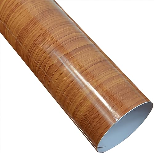 1 Stück Hochglanz-Vinylfolie mit Holzmaserung – Auto-Innenraumfolienaufkleber for die DIY-Dekoration von Autos und Möbeln(Figure-L03) von RenCehn