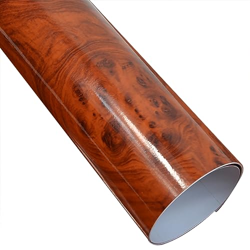 1 Stück Hochglanz-Vinylfolie mit Holzmaserung – Auto-Innenraumfolienaufkleber for die DIY-Dekoration von Autos und Möbeln(Figure-L06) von RenCehn