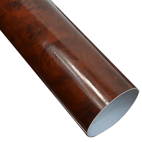 1 Stück Hochglanz-Vinylfolie mit Holzmaserung – Auto-Innenraumfolienaufkleber for die DIY-Dekoration von Autos und Möbeln(Figure-L07) von RenCehn