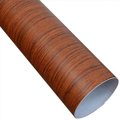 1 Stück Holzmaserung-Vinylfolie – Premium-Autoinnenfolienaufkleber for die DIY-Dekoration(Matte-y04,30x100cm) von RenCehn