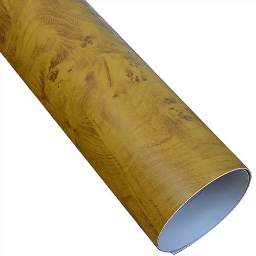 1 Stück Holzmaserung-Vinylfolie – Premium-Autoinnenfolienaufkleber for die DIY-Dekoration(Matte-y05,30x200cm) von RenCehn