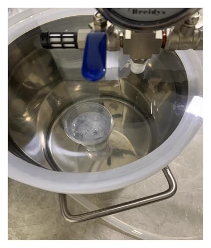 Drucktopf for Labor-Vakuumkammer for Gießen von Epoxidharz – langlebiger Edelstahl mit transparentem Acryldeckel, Fassungsvermögen von 6 bis 100 l(72 L) von RenCehn