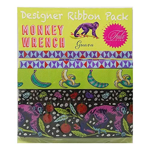 Renaissance Ribbons RENDP92LIN Tula Pink Linework – Designer-Pack Bänder, Polyester, sortiert von Renaissance Ribbons