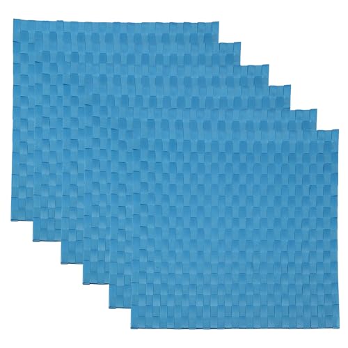 RENBERG Platzdeckchen aus Polyester, 30 x 45 cm, Blau, 6 Stück von Renberg