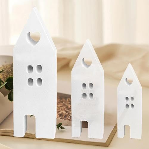3 Silikonformen Gießformen Häuser Kerzenformen - 3D Silikonform Haus Mit Fenster | Kerzenformen Zum Gießen | Silikonformen Epoxidharz Für Beton, Kerzenform Silikon Für Seife, Handwerk Ornamente 3 Silikonformen Gießformen Häuser Kerzenformen - 3D Silikonform Haus Mit Fenster | Kerzenformen Zum Gießen | Silikonformen Epoxidharz Für Beton, Kerzenform Silikon Für Seife, Handwerk Ornamente von Renchey