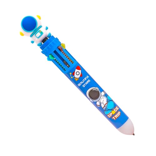 Renchey Druckkugelschreiber, farbige Kugelschreiber - 10-in-1 niedlicher mehrfarbiger Stift | 0,5 mm einziehbarer Tintenpressstift zum Schreiben, Journaling, Schulbedarf Renchey Druckkugelschreiber, farbige Kugelschreiber - 10-in-1 niedlicher mehrfarbiger Stift | 0,5 mm einziehbarer Tintenpressstift zum Schreiben, Journaling, Schulbedarf von Renchey