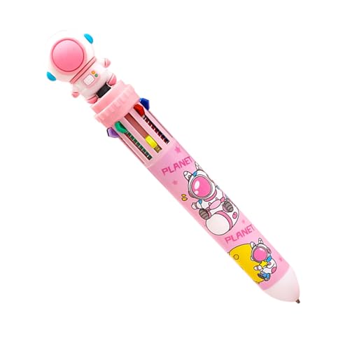Renchey Kugelschreiber in verschiedenen Farben,Druckkugelschreiber - Mehrfarbiger Kugelschreiber mit Cartoon-Astronauten | 0,5 mm einziehbarer Tintenpressstift zum Schreiben, Journaling, Schulbedarf Renchey Kugelschreiber in verschiedenen Farben,Druckkugelschreiber - Mehrfarbiger Kugelschreiber mit Cartoon-Astronauten | 0,5 mm einziehbarer Tintenpressstift zum Schreiben, Journaling, Schulbedarf von Renchey