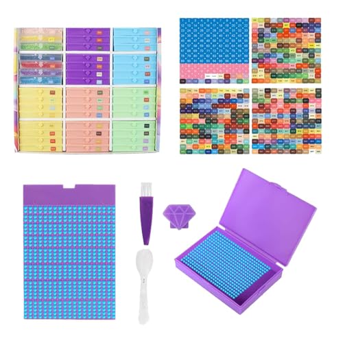 Renchey Perlen Organizer und Aufbewahrung - Strassstein Zubehör Aufbewahrungsständer - Werkzeugboxen Tablett Organizer Für Jugendliche Erwachsene Bastler Renchey Perlen Organizer und Aufbewahrung - Strassstein Zubehör Aufbewahrungsständer - Werkzeugboxen Tablett Organizer Für Jugendliche Erwachsene Bastler von Renchey