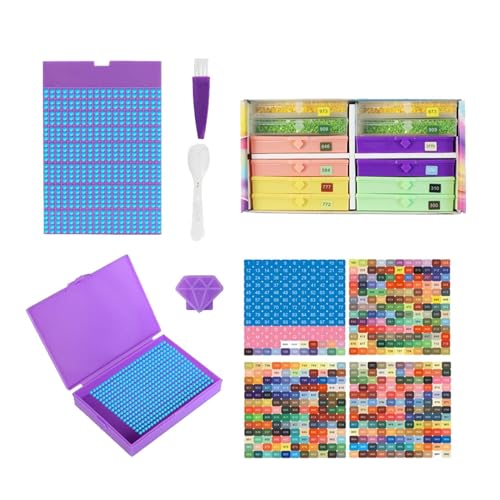 Renchey Rhinestone Kunst Aufbewahrungsboxen,Strassstein Zubehör Aufbewahrungsständer | Werkzeugboxen Tablett Organizer Für Jugendliche Erwachsene Bastler Renchey Rhinestone Kunst Aufbewahrungsboxen,Strassstein Zubehör Aufbewahrungsständer | Werkzeugboxen Tablett Organizer Für Jugendliche Erwachsene Bastler von Renchey