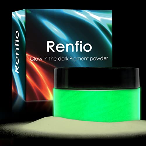 Renfio 100 g Pigmentpulver, leuchtet im Dunkeln, leuchtendes Pulver, Harzfarbpigment, fluoreszierender Pigmentfarbstoff für Epoxidharz, Schleim, Acrylfarbe, Nagel, feine Kunst – Gelb bis Grün Renfio 100 g Pigmentpulver, leuchtet im Dunkeln, leuchtendes Pulver, Harzfarbpigment, fluoreszierender Pigmentfarbstoff für Epoxidharz, Schleim, Acrylfarbe, Nagel, feine Kunst – Gelb bis Grün von Renfio
