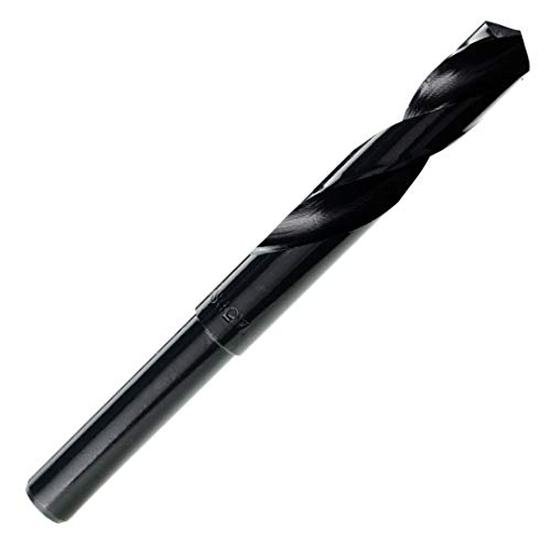 14.5mm HSS Reduziertem Schaft Bohrer (12.7mm / 1/2" Schaft) - Für Bohren Aluminium, Stahl, Holz, Kunststoff, Nicht-Eisen-Metalle - Schmiedebohrer/Metal Bohrer von Rennie Tool Company