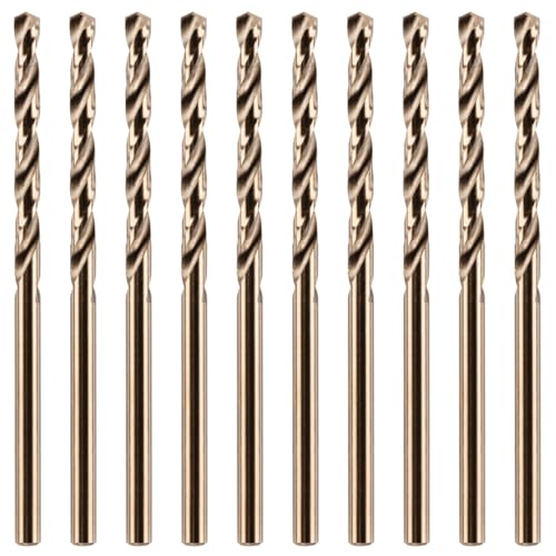 2.5mm Metallbohrer Set | Box mit 10 x Gold Bohrer HSS Cobalt | Bohrer für Edelstahl und Harte Stähle 2.5mm Metallbohrer Set | Box mit 10 x Gold Bohrer HSS Cobalt | Bohrer für Edelstahl und Harte Stähle von Rennie Tool Company