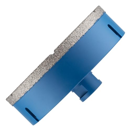 Diamant-Lochsägenbohrer, 140 mm, M14 Schaft, für Winkelschleifer, Porzellan, Fliesen, Keramik, Schiefer, Stein, Granit, Marmor, Glas, Diamantkern-Lochsäge, Lochschneider von Rennie Tool Company
