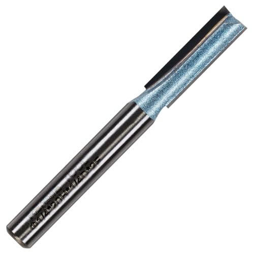 Rennie Tools – 6,35 mm Schnittdurchmesser x 15 mm Nut x 1/4-Zoll-Schaft TCT-bestückter 2-schneidiger gerader Fräser-Bit, kompatibel mit Makita, Bosch, Trend, Katsu, Dewalt Oberfräse, etc., 6,3 mm Rennie Tools – 6,35 mm Schnittdurchmesser x 15 mm Nut x 1/4-Zoll-Schaft TCT-bestückter 2-schneidiger gerader Fräser-Bit, kompatibel mit Makita, Bosch, Trend, Katsu, Dewalt Oberfräse, etc., 6,3 mm von Rennie Tool Company