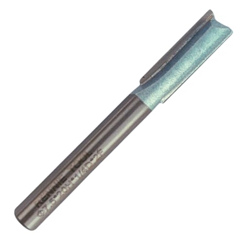 Rennie Tools Fräser-Bit, 7,5 mm Schnittdurchmesser x 20 mm Nut x 1/4-Zoll-Schaft TCT-bestückt, gerader Fräser-Bit, 2 Nuten, kompatibel mit Makita Bosch Trend Katsu Dewalt Oberfräsen usw. 7,5 mm Rennie Tools Fräser-Bit, 7,5 mm Schnittdurchmesser x 20 mm Nut x 1/4-Zoll-Schaft TCT-bestückt, gerader Fräser-Bit, 2 Nuten, kompatibel mit Makita Bosch Trend Katsu Dewalt Oberfräsen usw. 7,5 mm von Rennie Tool Company