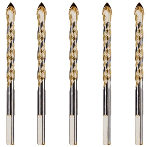 Rennie Tools – Packung mit 5 x 9 mm Fliesenbohrern Bohrer, für den Einsatz auf Porzellan-Keramikfliesen, Beton, Ziegelwand, Glas, Kunststoff, Zement und Holz (9 mm) von Rennie Tool Company