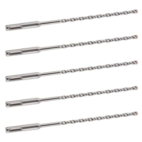 SDS + Plus Mauerbohrer, Wolframkarbid-Spitze, für Stein, Beton, Ziegel, 7 mm x 210 mm, 5 Stück SDS + Plus Mauerbohrer, Wolframkarbid-Spitze, für Stein, Beton, Ziegel, 7 mm x 210 mm, 5 Stück von Rennie Tool Company