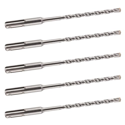SDS + Plus Steinbohrer, 6,5 mm x 160 mm lang, Wolframkarbid-Spitze, für Stein, Beton, Ziegel, 5 Stück von Rennie Tool Company