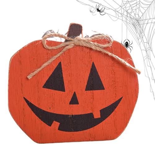 Renopfect Halloween Stufenregal Deko,Halloween Holzschilder | Hut Geist Tisch Deko Für Zuhause Eingang Schreibtisch Raum Festdeko von Renopfect