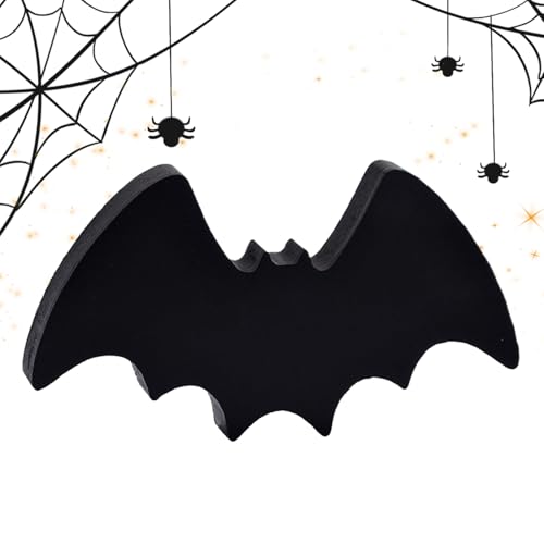 Renopfect Halloween Tischdekoration Mittelstücke - Holz Halloween Deko,Hut Geist Süßigkeitenmais Ornamente für Etagere Zuhause Schreibtisch Raumdekoration von Renopfect