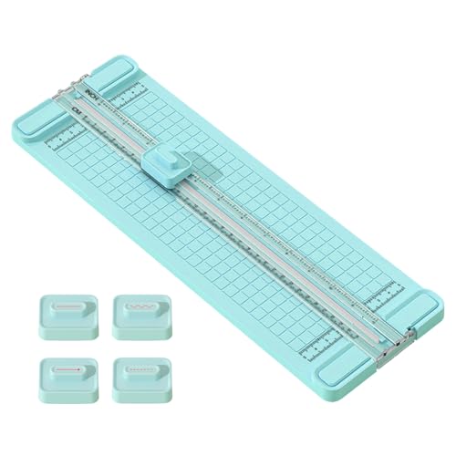 Renopfect Papierschneider, Papierschneider, bidirektionale Schneidwerkzeuge, rutschfest, tragbar, für Lehrer, Kartenherstellung, Klasse, Schule, Büro, Zuhause, Alltag Renopfect Papierschneider, Papierschneider, bidirektionale Schneidwerkzeuge, rutschfest, tragbar, für Lehrer, Kartenherstellung, Klasse, Schule, Büro, Zuhause, Alltag von Renopfect