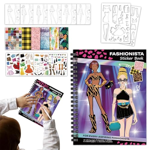 Renopfect Sticker Anziehspiel - Kreatives Sticker Anzieh Aktivitätsbuch Für Kinder,Pädagogisches Lernspielzeug Zur Förderung Feinmotorik Für Kinder von Renopfect