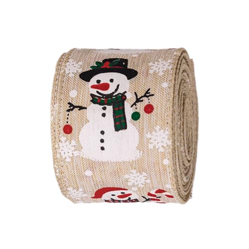 Renopfect Weihnachtsband Für Bastelarbeiten - Weihnachtsband - Dekoratives Juteband 5 Meter Für Haarschmuck Geburtstagsfeier Weihnachtsbaum Renopfect Weihnachtsband Für Bastelarbeiten - Weihnachtsband - Dekoratives Juteband 5 Meter Für Haarschmuck Geburtstagsfeier Weihnachtsbaum von Renopfect