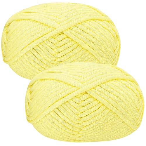 Häkelgarn Baumwolle Häkelwolle Chenille Wolle zum Häkeln 2 X 50g Häkelwolle,Red Yarn Dickes Baumwoll-Nylon-Mischgarn von Renyiz