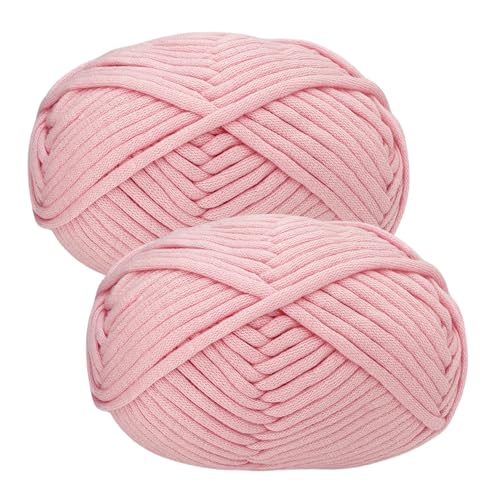 Häkelgarn Baumwolle Wolle zum Häkeln Chenille 2x50g Häkelwolle,Crochet Yarn Dickes Baumwoll-Nylon-Mischgarn Häkelgarn für Anfänger Rosa Garn Häkelgarn Baumwolle Wolle zum Häkeln Chenille 2x50g Häkelwolle,Crochet Yarn Dickes Baumwoll-Nylon-Mischgarn Häkelgarn für Anfänger Rosa Garn von Renyiz
