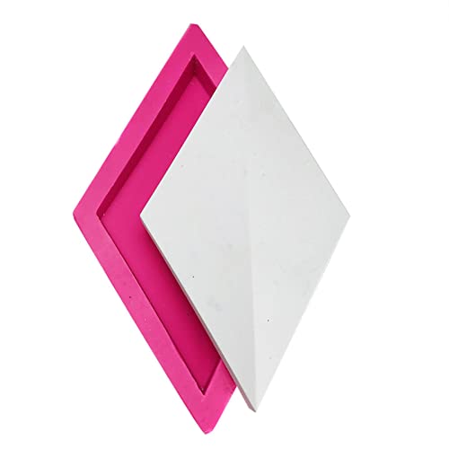 Renywosi Backform für Fondant Raute – -Form aus Silikon zur Dekoration von Fliesen, Zement, Rhombisch für die Dekoration von Schokolade und Kuchen Renywosi Backform für Fondant Raute – -Form aus Silikon zur Dekoration von Fliesen, Zement, Rhombisch für die Dekoration von Schokolade und Kuchen von Renywosi