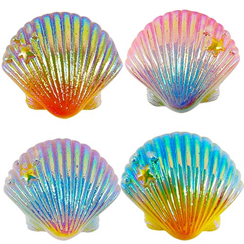 Reofrey 4 Pcs Diamond Painting Locator, Diamond Painting Magnet Cover Locator, Colorful Shell Diamond Picture Fixator Diamond Picture Reofrey 4 Stück Diamantmalerei Zubehör, von Reofrey