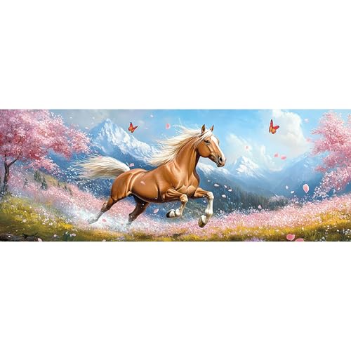 Reofrey 5D Diamond Painting Zubehör Pferd, DIY Full Dril Tiere Diamant Painting Bilder Set Diamant Malerei Vollbohrer, Kreuzstich Erwachsene Stickerei Crystal Strass Foto Craft Für Wall Home 30x80cm Reofrey 5D Diamond Painting Zubehör Pferd, DIY Full Dril Tiere Diamant Painting Bilder Set Diamant Malerei Vollbohrer, Kreuzstich Erwachsene Stickerei Crystal Strass Foto Craft Für Wall Home 30x80cm von Reofrey