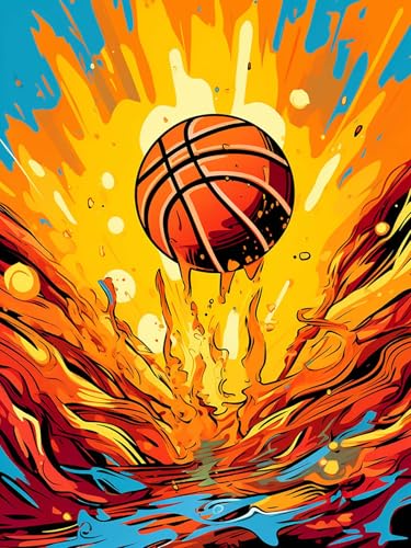 Reofrey 5d Diamond Painting Zubehör Basketball, DIY Full Dril Diamant Painting Bilder Set Diamant Malerei Vollbohrer, Kreuzstich Erwachsene Stickerei Crystal Strass Foto Craft Für Wall Home 30X40cm Reofrey 5d Diamond Painting Zubehör Basketball, DIY Full Dril Diamant Painting Bilder Set Diamant Malerei Vollbohrer, Kreuzstich Erwachsene Stickerei Crystal Strass Foto Craft Für Wall Home 30X40cm von Reofrey