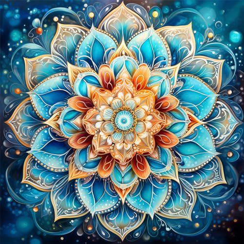 Reofrey 5d Diamond Painting Zubehör Mandala Blume, DIY Full Dril Landschaft Diamant Painting Bilder Set Diamant Malerei Vollbohrer, Kreuzstich Erwachsene Stickerei Crystal Strass Foto Craft40x40cm Reofrey 5d Diamond Painting Zubehör Mandala Blume, DIY Full Dril Landschaft Diamant Painting Bilder Set Diamant Malerei Vollbohrer, Kreuzstich Erwachsene Stickerei Crystal Strass Foto Craft40x40cm von Reofrey