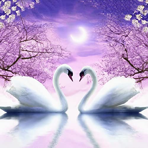 Reofrey 5d Diamond Painting Zubehör Schwan, DIY Full Dril Tier Diamant Painting Bilder Set Diamant Malerei Vollbohrer, Kreuzstich Erwachsene Stickerei Crystal Strass Foto Craft Für Wall Home 35x35cm Reofrey 5d Diamond Painting Zubehör Schwan, DIY Full Dril Tier Diamant Painting Bilder Set Diamant Malerei Vollbohrer, Kreuzstich Erwachsene Stickerei Crystal Strass Foto Craft Für Wall Home 35x35cm von Reofrey