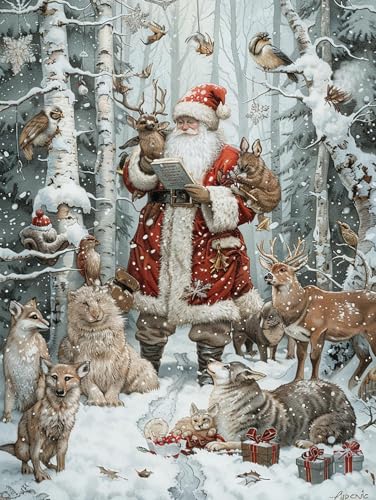 Reofrey 5d Diamond Painting Zubehör Weihnachtsmann, DIY Full Dril Weihnachten Diamant Painting Bilder Set Diamant Malerei Vollbohrer, Kreuzstich Erwachsene Stickerei Crystal Strass Foto Craft 40x50cm Reofrey 5d Diamond Painting Zubehör Weihnachtsmann, DIY Full Dril Weihnachten Diamant Painting Bilder Set Diamant Malerei Vollbohrer, Kreuzstich Erwachsene Stickerei Crystal Strass Foto Craft 40x50cm von Reofrey
