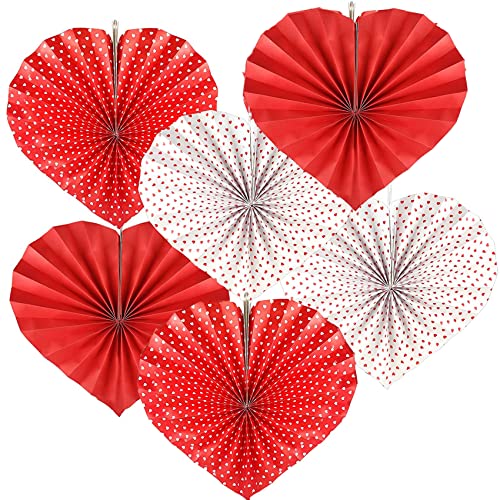 Reofrey 6 Stücke Papier Fächer Herz Dekoration, Papierfächer Valentinstag Dekorationen, Für Valentinstag Deko Geburtstag Hochzeit Heiratsantrag Karneval Zuhause Party Lieferungen Reofrey 6 Stücke Papier Fächer Herz Dekoration, Papierfächer Valentinstag Dekorationen, Für Valentinstag Deko Geburtstag Hochzeit Heiratsantrag Karneval Zuhause Party Lieferungen von Reofrey