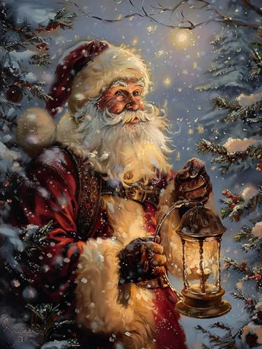 Reofrey Diamond Painting Zubehör Weihnachtsmann, DIY Full Dril Diamant Painting Bilder Set Diamant Malerei Vollbohrer, Kreuzstich Erwachsene Stickerei Crystal Strass Foto Craft Für Wall Home 30X40cm Reofrey Diamond Painting Zubehör Weihnachtsmann, DIY Full Dril Diamant Painting Bilder Set Diamant Malerei Vollbohrer, Kreuzstich Erwachsene Stickerei Crystal Strass Foto Craft Für Wall Home 30X40cm von Reofrey