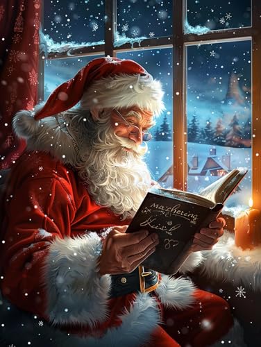 Reofrey Diamond Painting Zubehör Weihnachtsmann, DIY Full Dril Diamant Painting Bilder Set Diamant Malerei Vollbohrer, Kreuzstich Erwachsene Stickerei Crystal Strass Foto Craft Für Wall Home 30X40cm Reofrey Diamond Painting Zubehör Weihnachtsmann, DIY Full Dril Diamant Painting Bilder Set Diamant Malerei Vollbohrer, Kreuzstich Erwachsene Stickerei Crystal Strass Foto Craft Für Wall Home 30X40cm von Reofrey