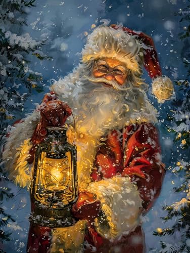 Reofrey Diamond Painting Zubehör Weihnachtsmann, DIY Full Dril Diamant Painting Bilder Set Diamant Malerei Vollbohrer, Kreuzstich Erwachsene Stickerei Crystal Strass Foto Craft Für Wall Home 30X40cm Reofrey Diamond Painting Zubehör Weihnachtsmann, DIY Full Dril Diamant Painting Bilder Set Diamant Malerei Vollbohrer, Kreuzstich Erwachsene Stickerei Crystal Strass Foto Craft Für Wall Home 30X40cm von Reofrey