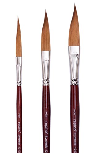 Repino Pinsel Set Schwertschlepper Künstlerpinsel - Pinselgrösse 1/4, 1/2, 3/4 Repino Pinsel Set Schwertschlepper Künstlerpinsel - Pinselgrösse 1/4, 1/2, 3/4 von Repino