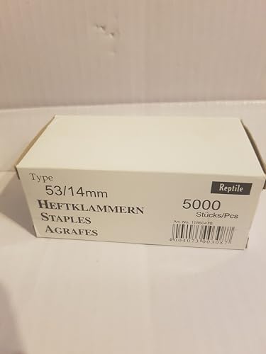 Tackerklammern Reptile 53/14 mm 5000 Stück von Reptile