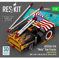 A/S32A-31A Mule Tow Tractor (short version) (AH-1, UH-1, UH-60, CH-47, CH-53, SH-3) (3D Printed model kit) von ResKit Models