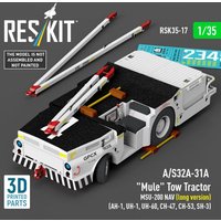 A/S32A-31A Mule Tow Tractor MSU-200 NAV (long version) (AH-1, UH-1, UH-60, CH-47, CH-53, SH-3) (3D Printed model kit) von ResKit Models