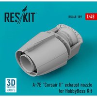 A-7E Corsair II exhaust nozzle for HobbyBoss Kit (3D Printed) von ResKit Models