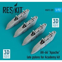 AH-64 Apache late pylons for Academy kit (3D Printed) von ResKit Models