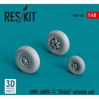 AMX (AMX-T) Ghibli wheels set (3D Printed) von ResKit Models