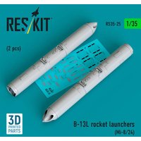 B-13L rocket launchers (2 pcs) (Mi-8/24) (3D printed) von ResKit Models