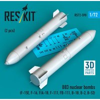 B83 nuclear bombs (2 pcs) (F-15E, F-16, F/A-18, F-111, FB-111, B-1B, B-2, B-52) (3D Printed) von ResKit Models
